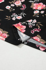 Fallon Floral Spaghetti Straps Strappy Back Tank Top From Threaded Pear