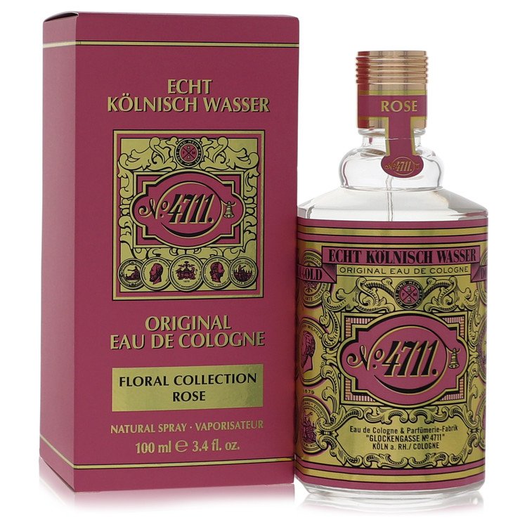 4711 Floral Collection Rose by 4711 Eau De Cologne Spray (Unisex) 3.4 oz for Men from Avera Group