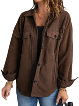 Autumn Brown Fleece Jacket from MsDressly