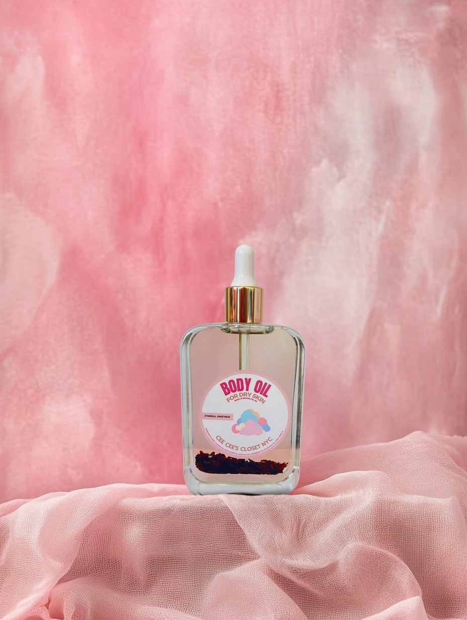 Ethereal Sweetness Scented Dry Body Oil from Cee Cee's Closet NYC