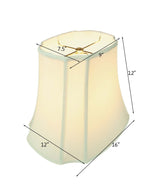 French Oval Piped Egg Shell Lamp From 12"W x 12"H LampsUSA