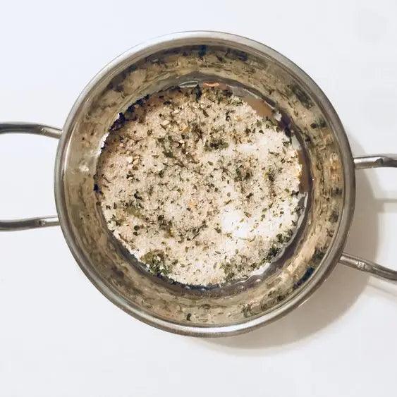 Lemon Mint infused artisan culinary sugar from Beach House Teas