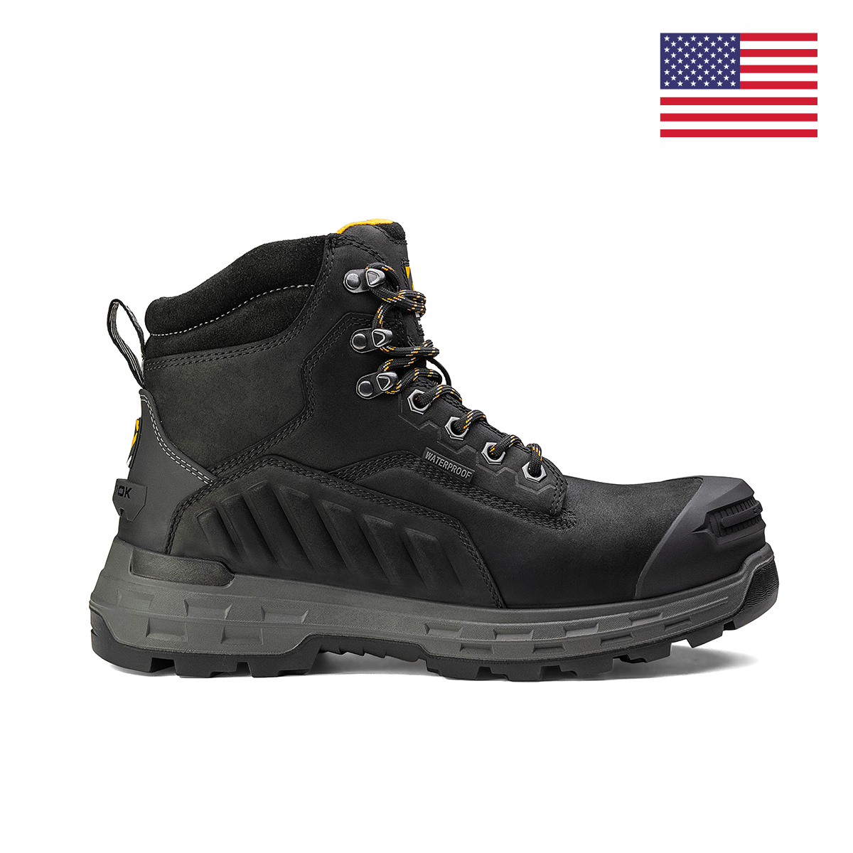 Wildwood 6” Waterproof Composite Toe Black Boot - Made in USA from Chinook® Footwear