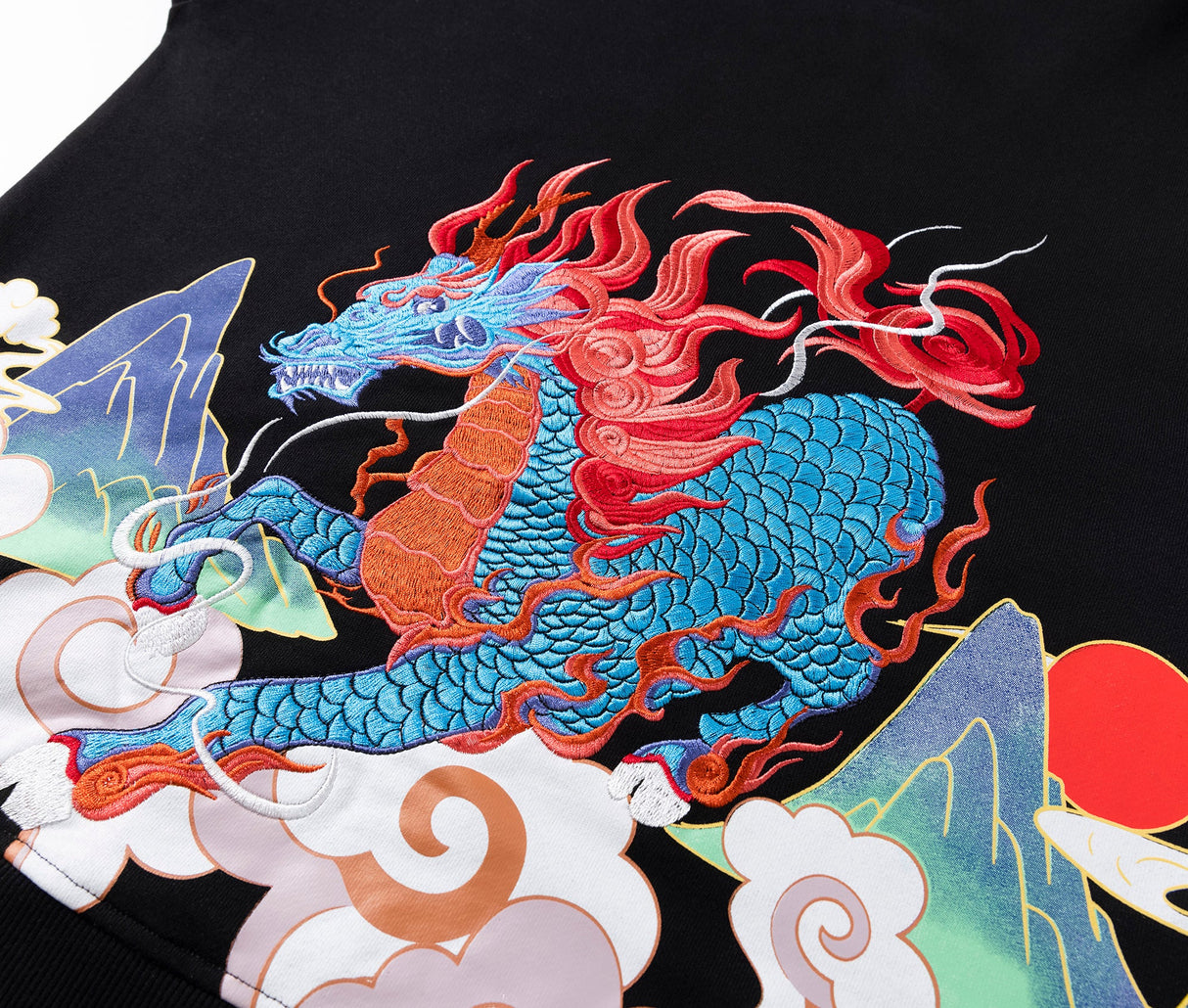 Demon Horse Embroidery Hoodie from Niepce Inc