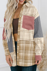 Autumnal Plaid and Corduroy Jacket from MsDressly