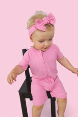 BELLA PINK RIB DREAM SHORTIE from DREAM BIG LITTLE CO