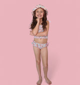 FUN IN THE SUN DREAM SMOCKED TANKINI TWO PIECE SWIM SUIT from DREAM BIG LITTLE CO