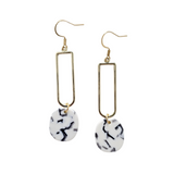 Mila Earrings - Marble from Spiffy & Splendid