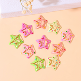 COLORFUL STAR HAIRPINS (Set of 5 Pairs) from Ashlen