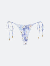 LA JOLLA CHEEKY BIKINI BOTTOM - TIE DYE FLORAL From ELYSIIAN