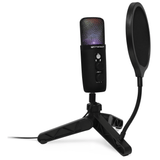 Emerson USB Gaming and Streaming Condenser Microphone with LED Lighting from Jupiter Gear Home