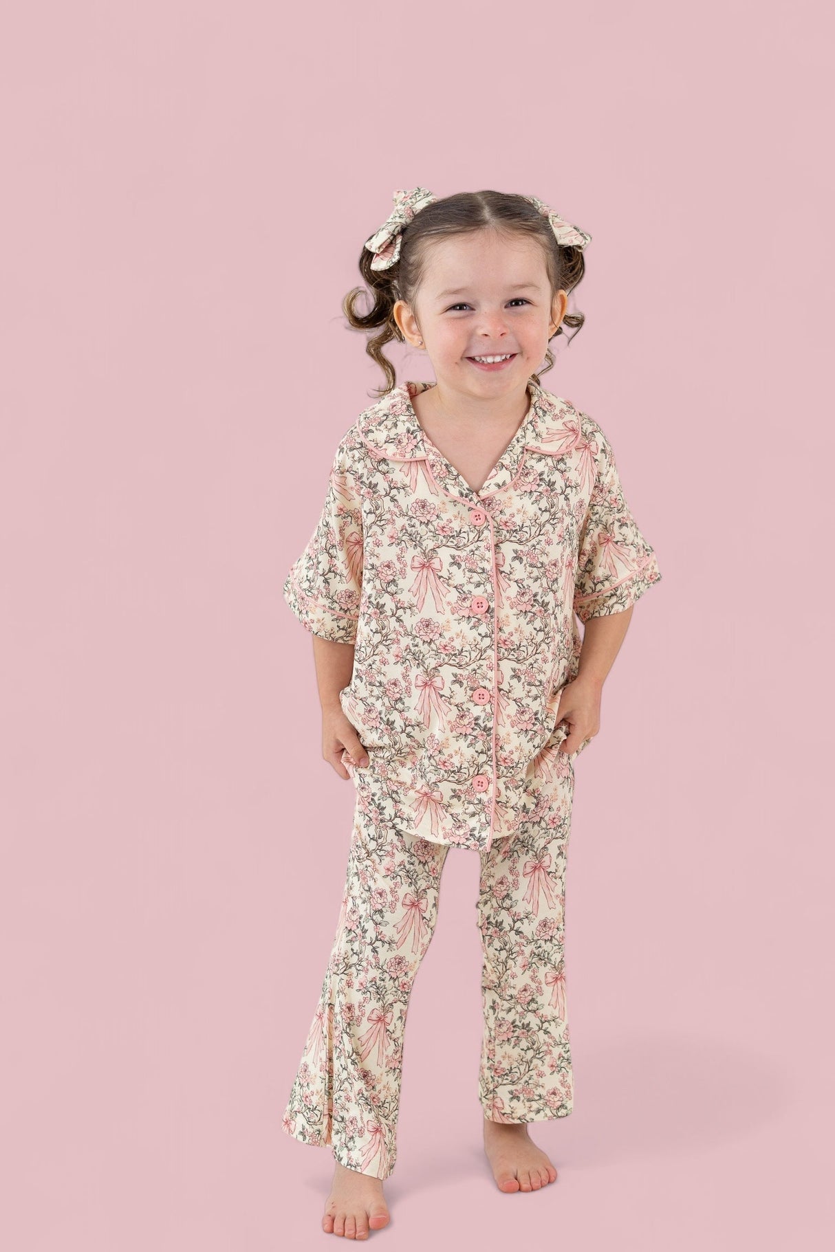 VICTORIAN BLOOM DREAM GIRL'S FLARE SET from DREAM BIG LITTLE CO