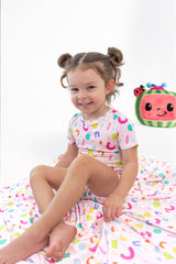 Dream Big Little Co x CoComelon ALPHABET DREAM SHORT SET from DREAM BIG LITTLE CO