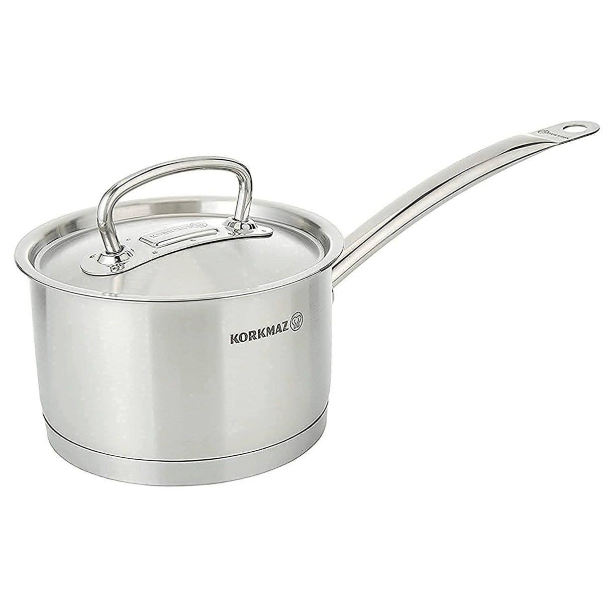 Korkmaz Proline 2Qt Stainless Steel Saucepan with High Profile Lid from Jupiter Gear Home