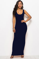 Scoop Neck Wide Strap Maxi Dress from Enfance-Heureuse