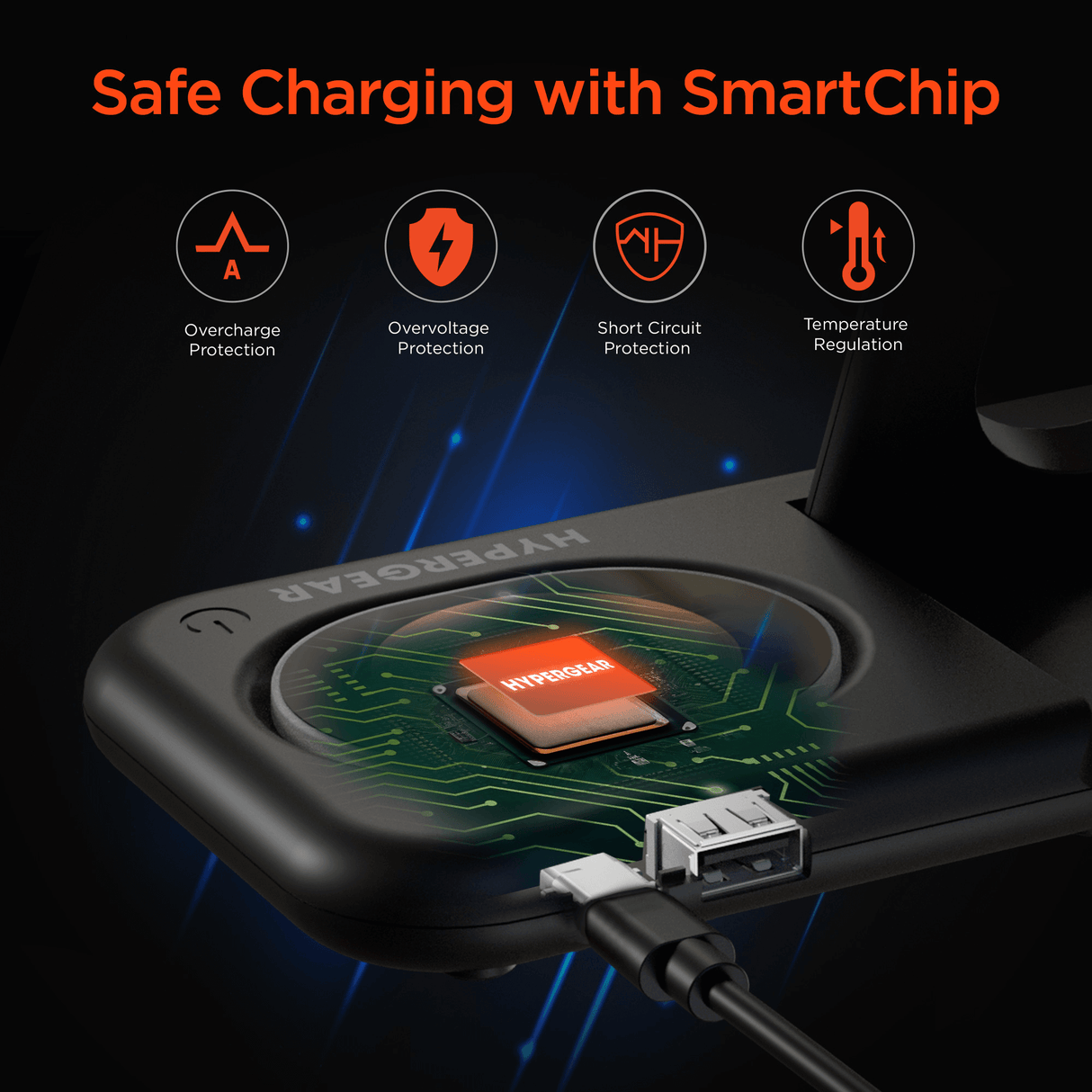HyperGear 4 in 1 Wireless Charging Stand from Jupiter Gear Home