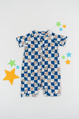 Dream Big Little Co x CoComelon  JJ STARRY NIGHT CHECKERS DREAM SHORTIE from DREAM BIG LITTLE CO