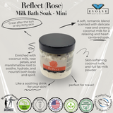 Milk Bath - Reflect (Rose) mini from Evolve Botanica