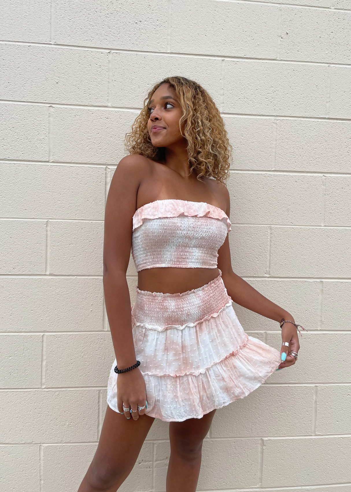 Staring At The Sun Skirt ★ Blush From Rock N Rags