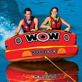 WOW Sports Bingo 2 Person Towable Water Tube For Pool and Lake (14-1060)