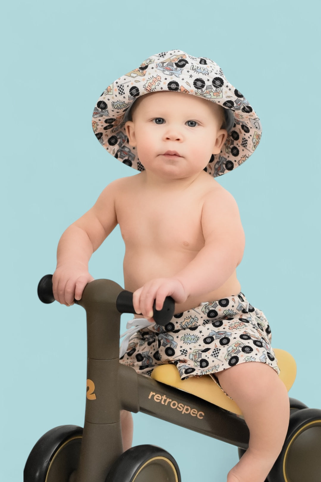 CRASH HARD BOY'S DREAM SWIM TRUNKS from DREAM BIG LITTLE CO
