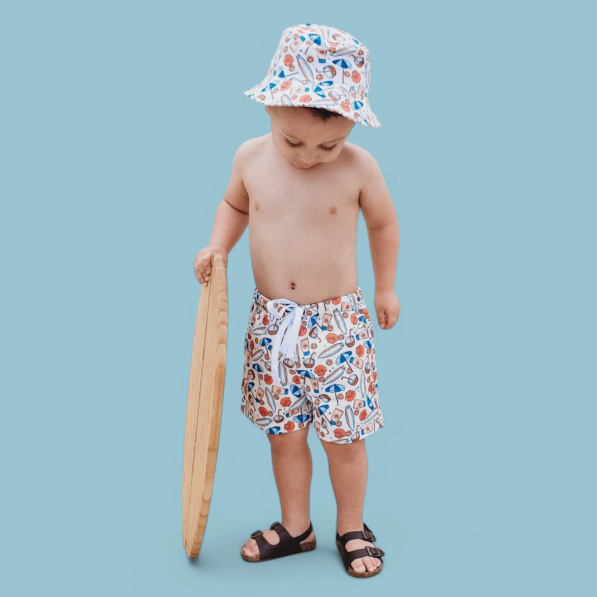 CHASE THE SUN BOY'S DREAM SWIM TRUNKS from DREAM BIG LITTLE CO