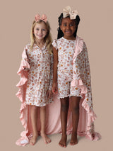 FLOWERS AND BOOTS DREAM RUFFLE SHORT SET from DREAM BIG LITTLE CO