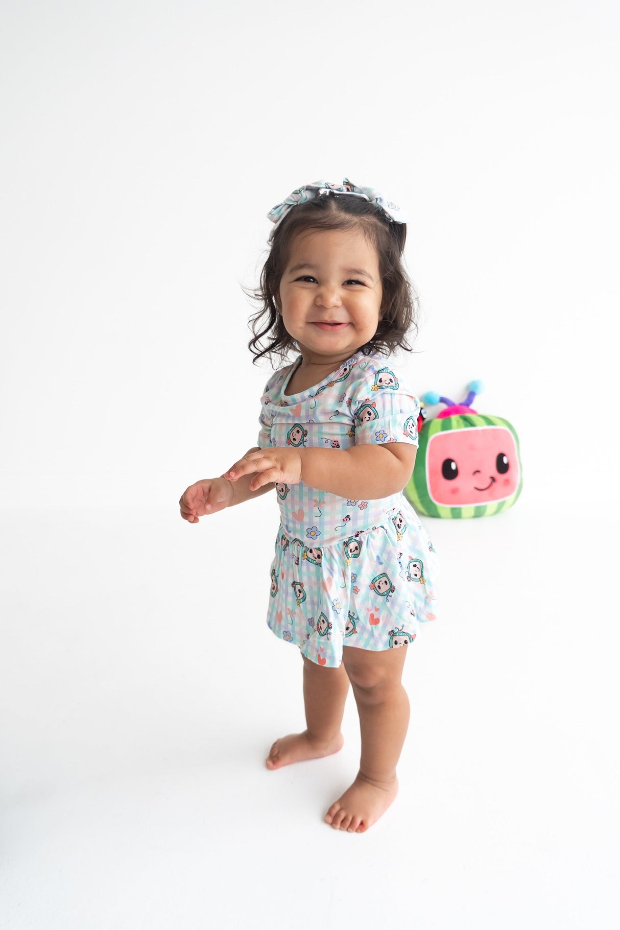 Dream Big Little Co x CoComelon SPRINGTIME MELON DREAM BODYSUIT DRESS from DREAM BIG LITTLE CO