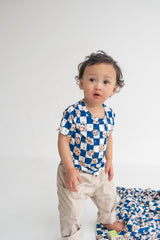 Dream Big Little Co x CoComelon JJ STARRY NIGHT CHECKERS DREAM POCKET TEE from DREAM BIG LITTLE CO