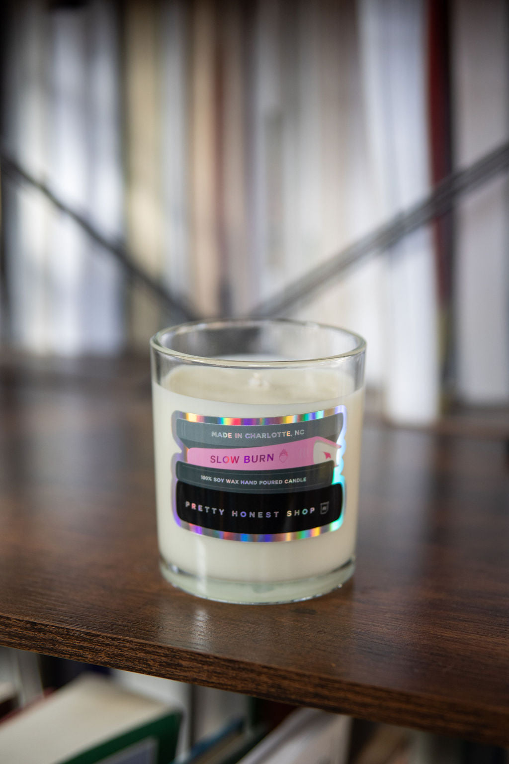 Slow Burn Book Candle Collection from Pretty Honest Candles