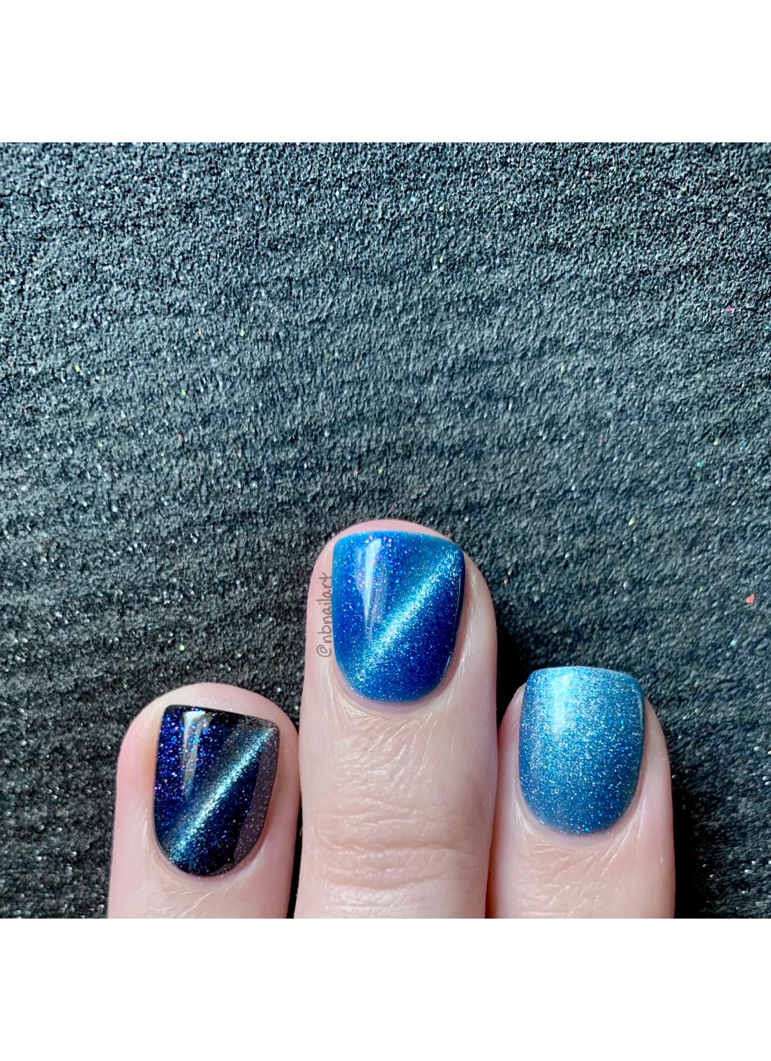 Calm Before The Storm - Cats Eye Iridescent Gel Polish from UberChic Beauty