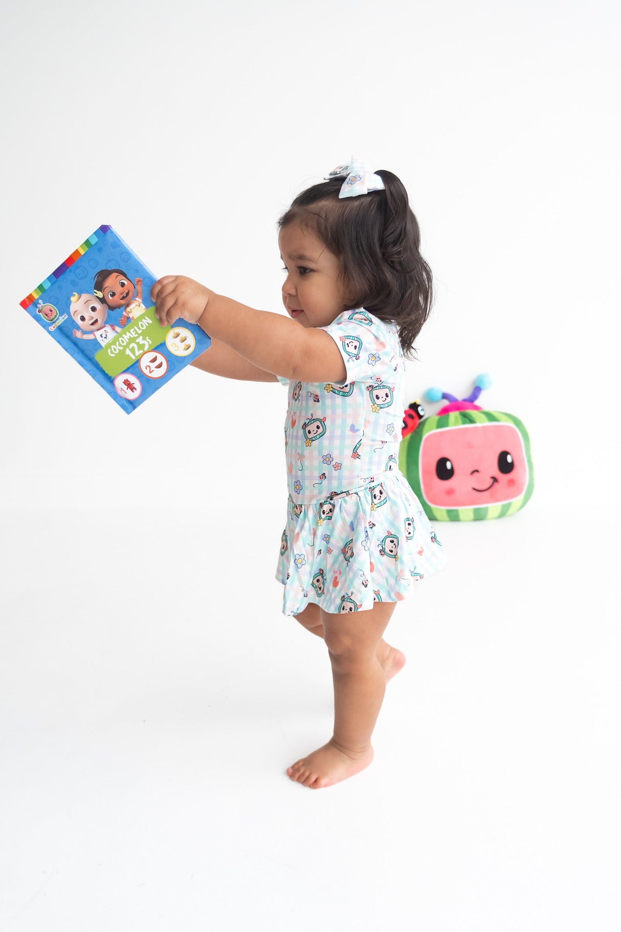 Dream Big Little Co x CoComelon SPRINGTIME MELON DREAM BODYSUIT DRESS from DREAM BIG LITTLE CO