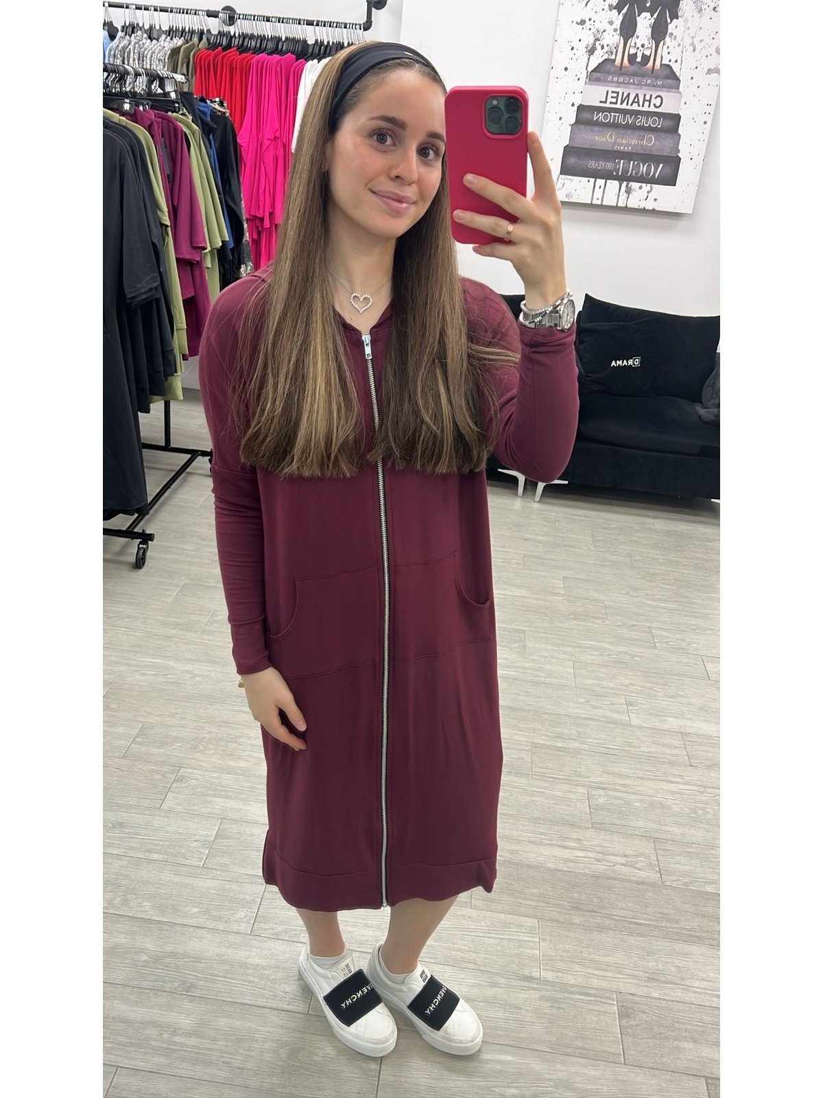Easy Zip up Dress From Drama NYC Plus