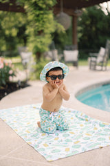 EXCLUSIVE CHECKED OUT FOR SUMMER DREAM SWIM TRUNKS from DREAM BIG LITTLE CO