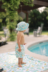 EXCLUSIVE CHECKED OUT FOR SUMMER DREAM SWIM TRUNKS from DREAM BIG LITTLE CO
