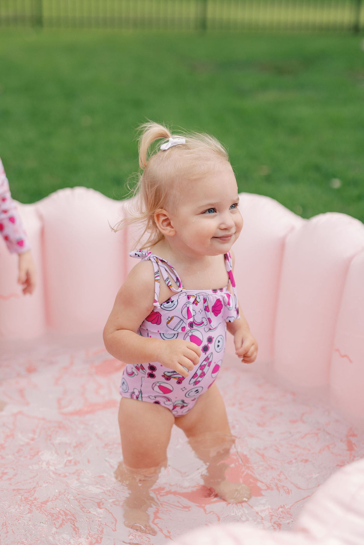 EXCLUSIVE BEACHIN’ IT WITH BRYNNLEIGH DREAM SPAGHETTI ONE PIECE SWIM SUIT from DREAM BIG LITTLE CO