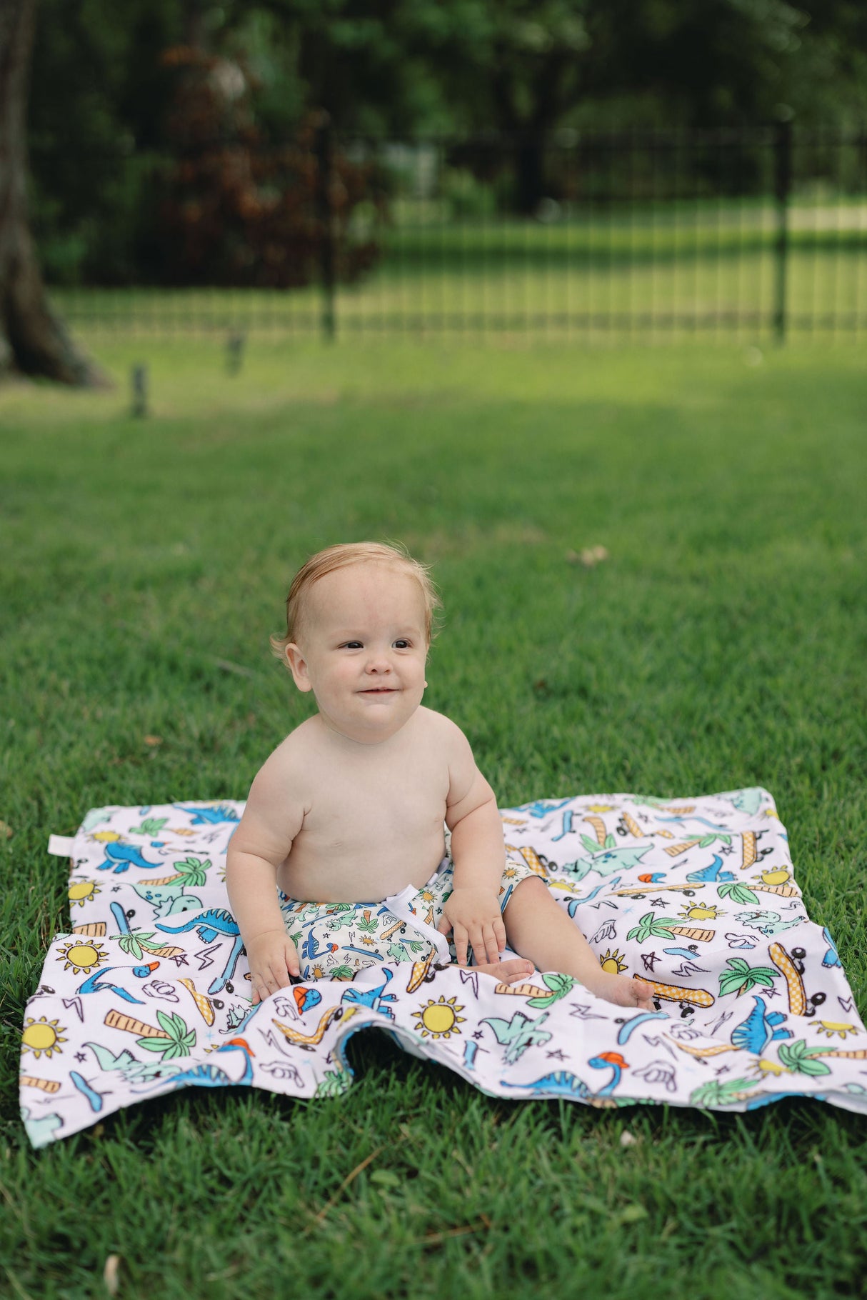 EXCLUSIVE SURF-O-SAURUS DREAM TOWEL from DREAM BIG LITTLE CO