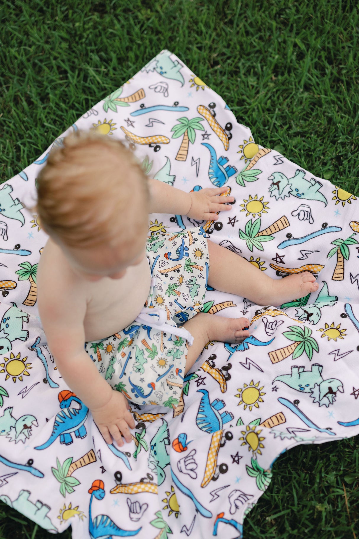 EXCLUSIVE SURF-O-SAURUS DREAM TOWEL from DREAM BIG LITTLE CO