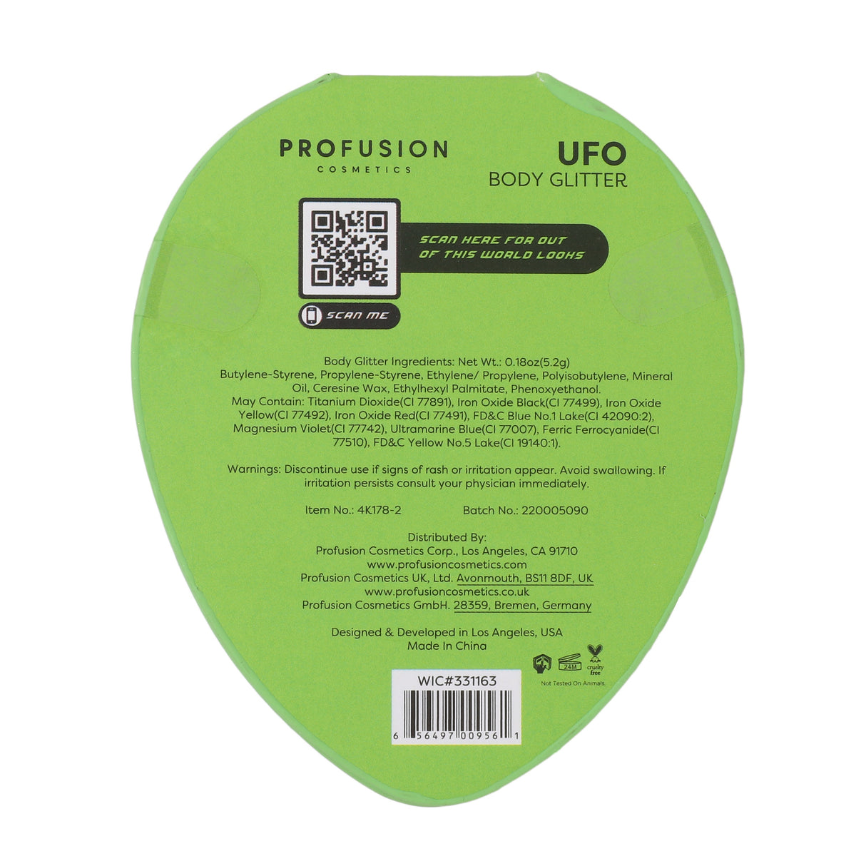 UFO | Body Glitter from Profusion Cosmetics