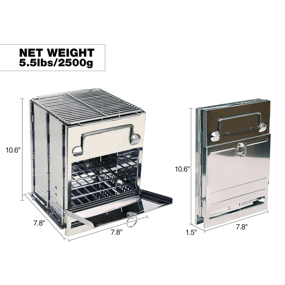 Wood Burning Camping Stove Folding with Pot Stand From Redcamp