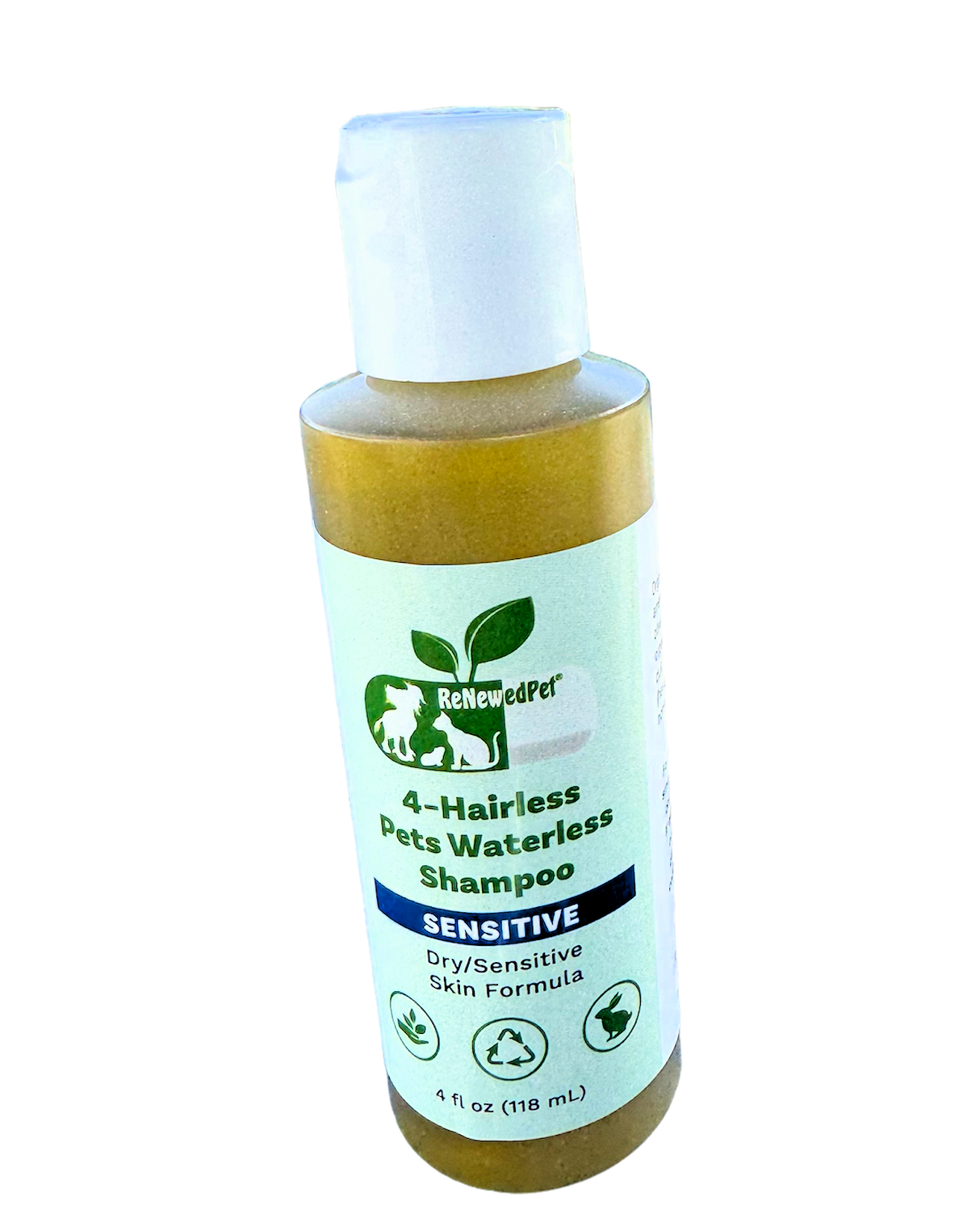 4-HAIRLESS PETS SENSITIVE WATERLESS SHAMPOO from ReNewedPet