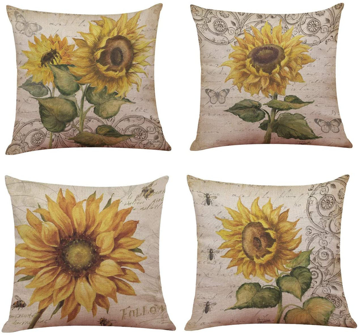 Sunflowers Cushion Covers from Moderny