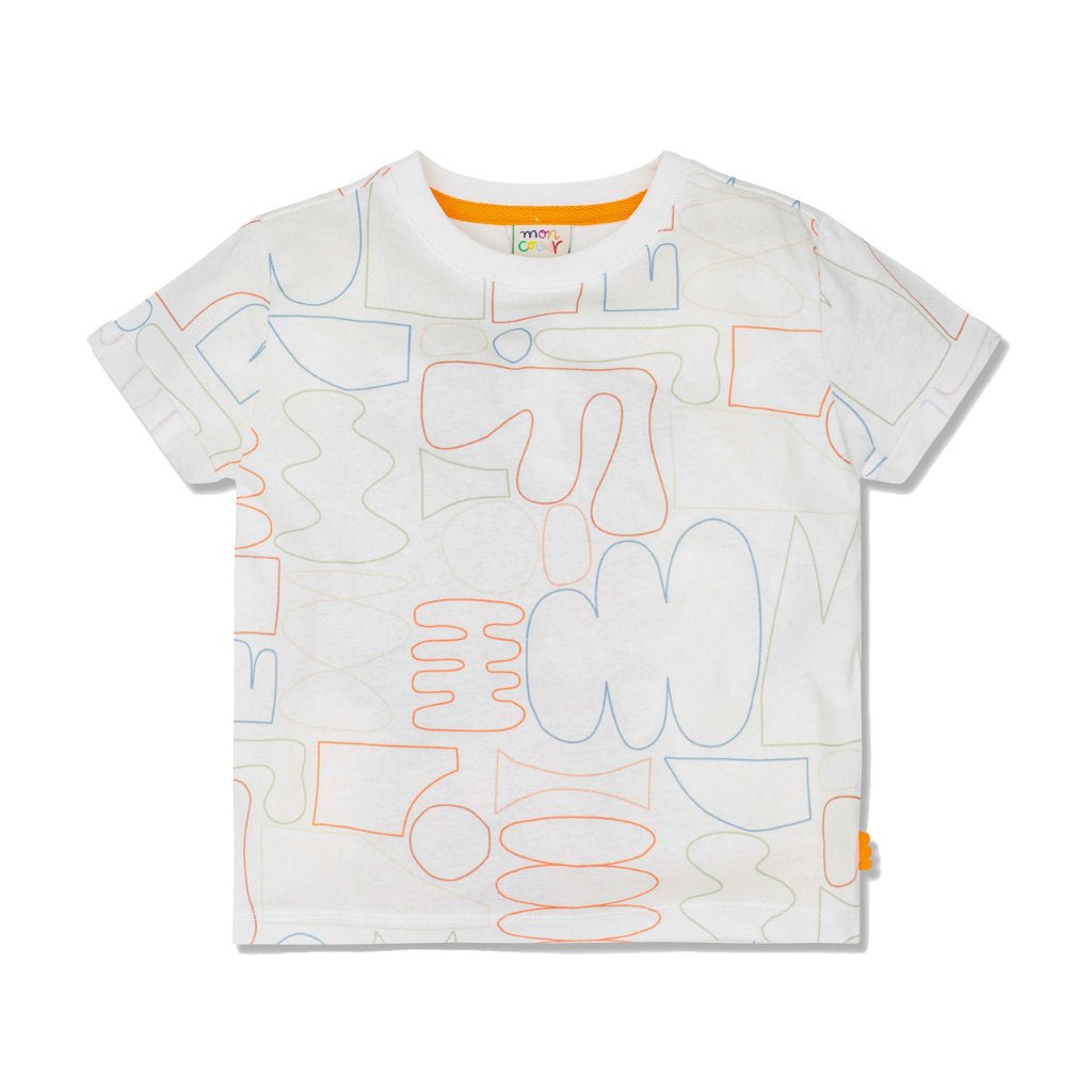 Outline Kid T-Shirt - Natural/outline from Manymoons
