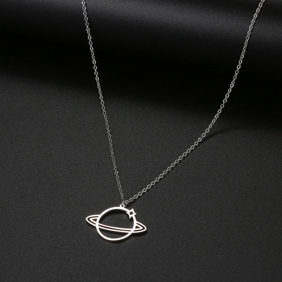 Return to Saturn Necklace - Stainless Steel from Medusa's Makeup