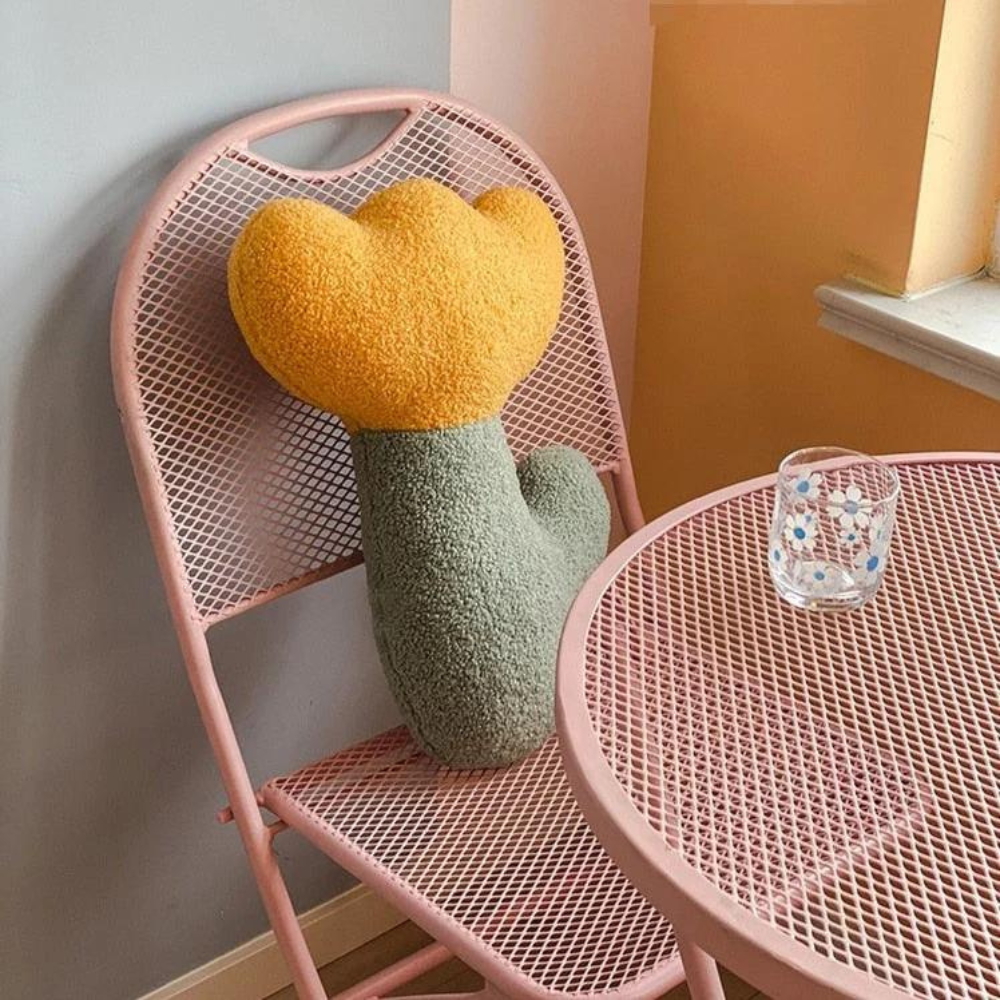Korean Flower Pillow from Moderny