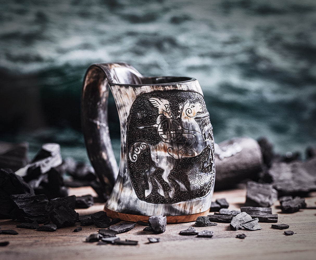 Horn Tankard Mug from Norse Tradesman