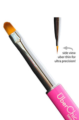Oval Gel Clean Up Brush - Pink From UberChic Beauty