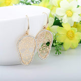 Sugar Skull Drop Earrings from Zapps Clothing