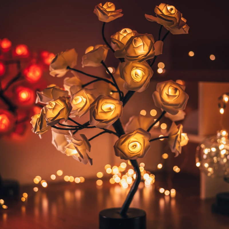 LED Rose Lamp from Moderny