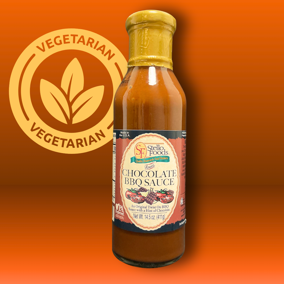 Stello Foods - Rosie's Chocolate BBQ Sauce 14.5 oz From Stello Foods